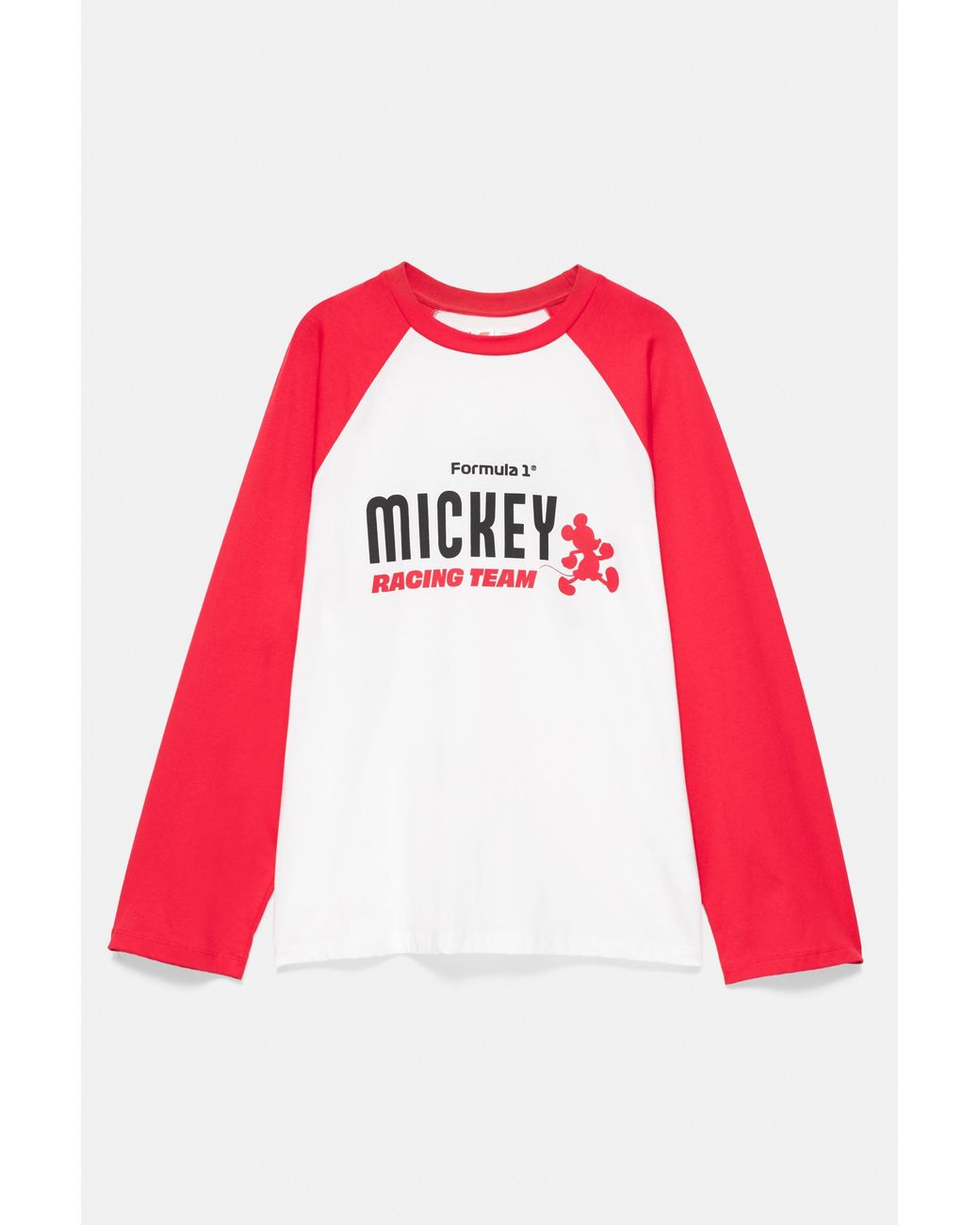 Pull&Bear Multicolor Disney X F1 Raglan Sleeve T-Shirt