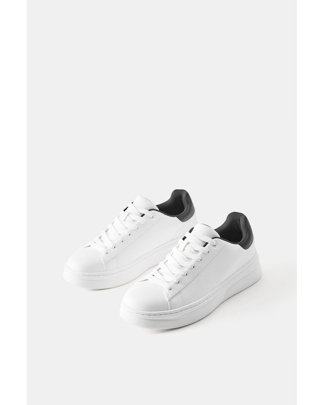 Pull&Bear White Chunky Casual Trainers for men
