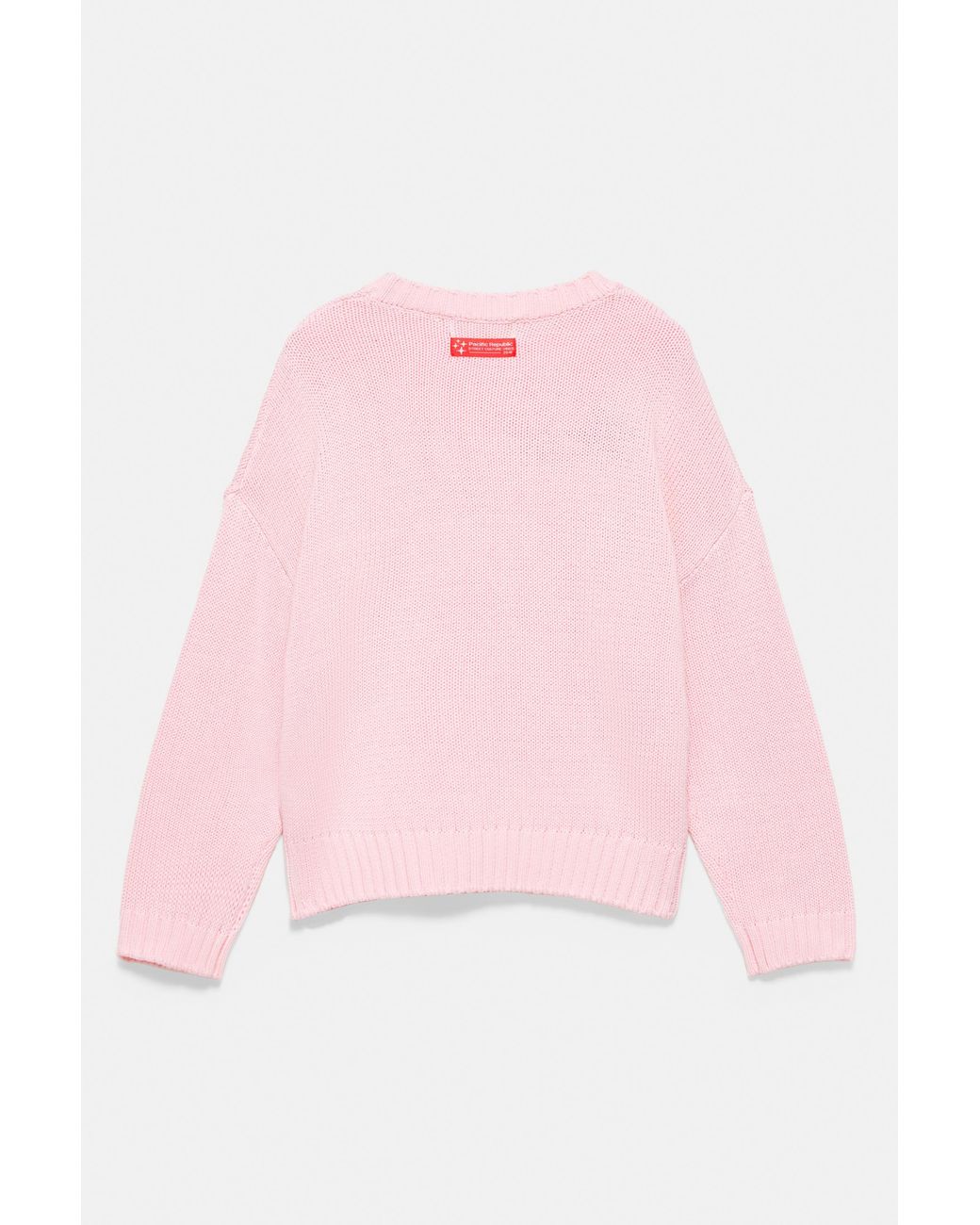 Pull&Bear Pink Star Print Oversize Jumper