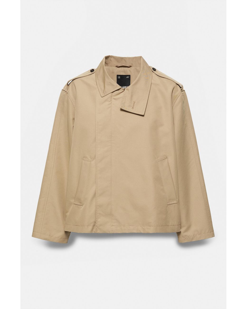Pull&Bear Korte Gabardine in het Natural voor heren