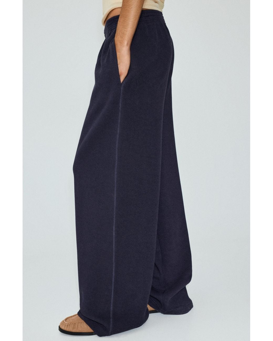 Pull&Bear Blue Heavyweight Jogging Trousers