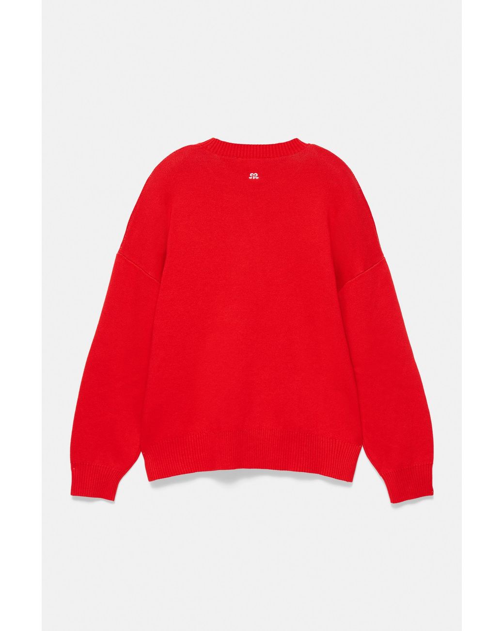 Pull&Bear Red Roter Pullover Mit Sternenmotiv Und 98