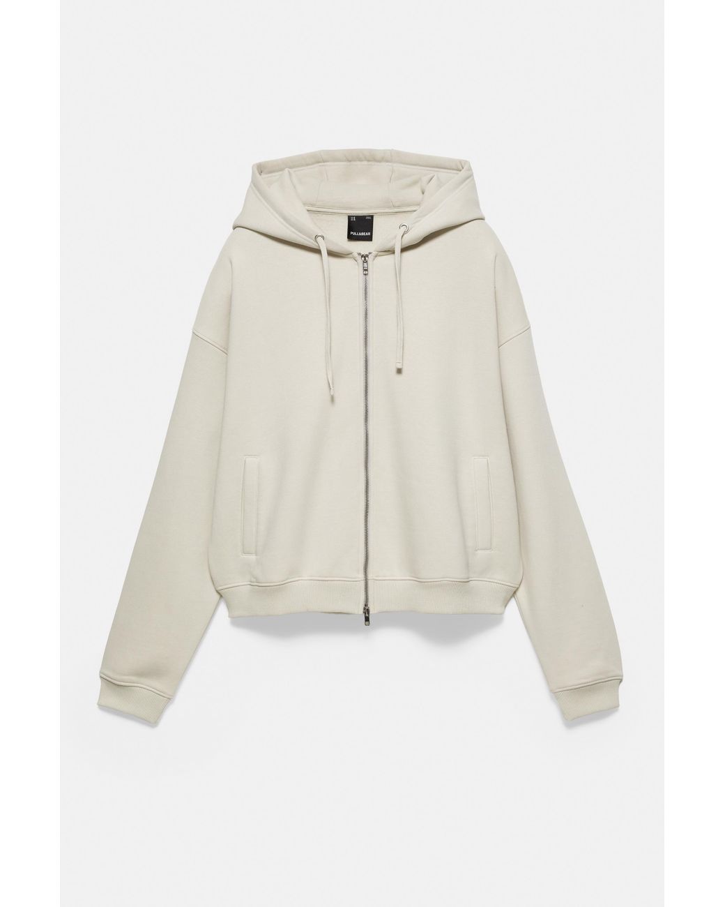 Pull&Bear Blue Zip-Up Hoodie for men