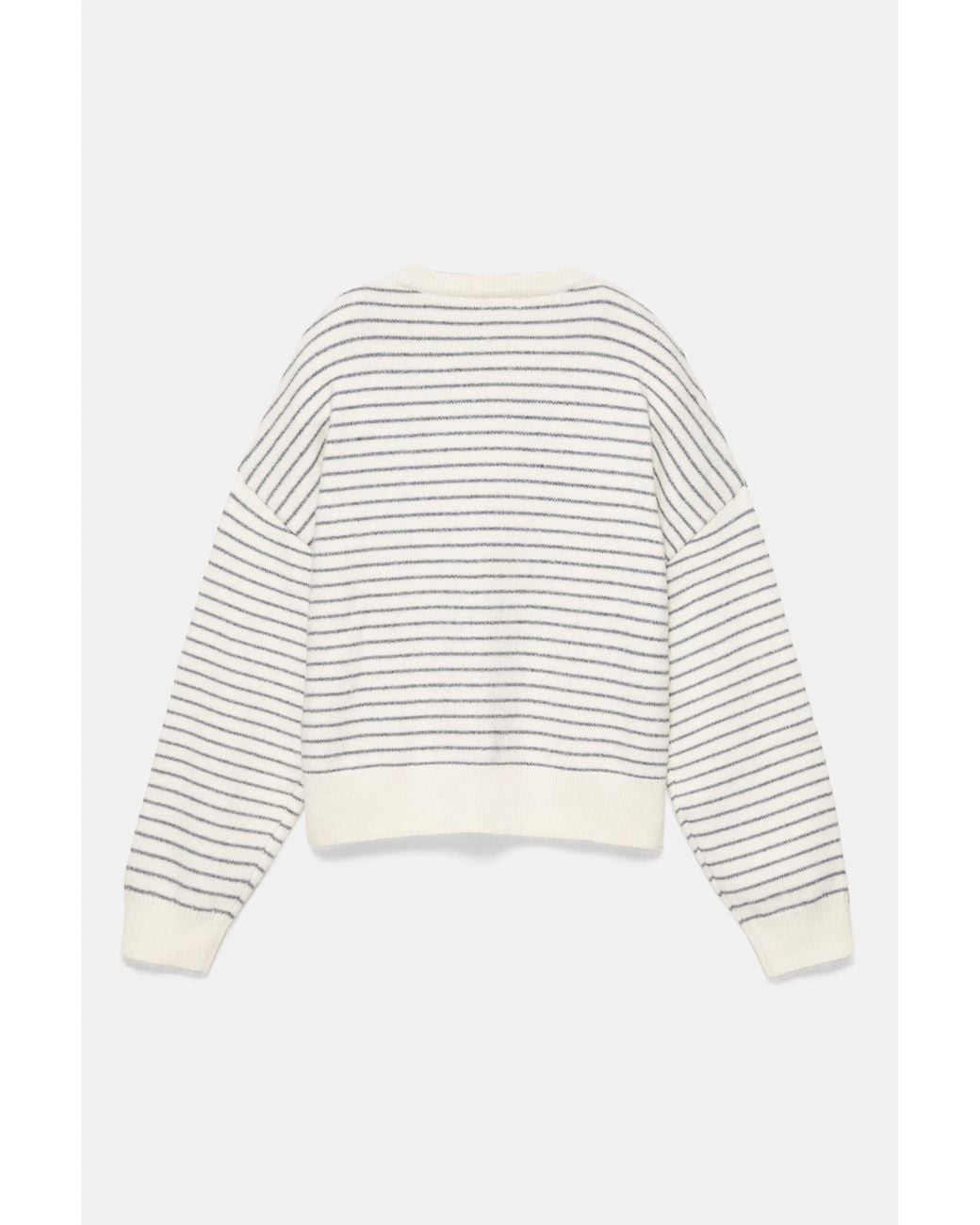 Pull Boxy En Maille Soft Pull&Bear en coloris White