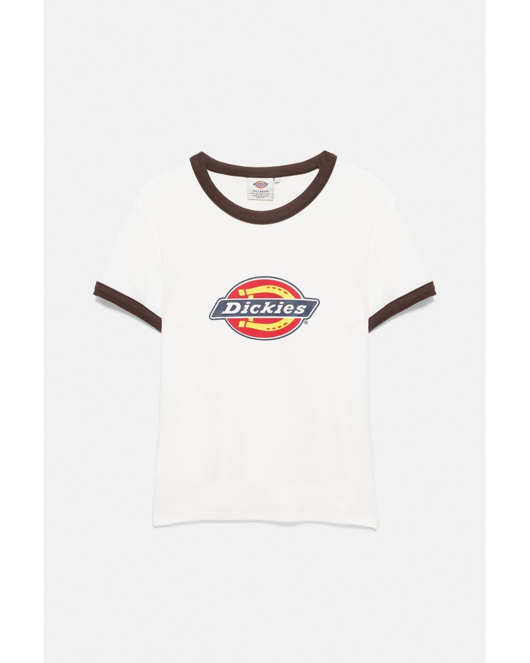 Pull&Bear Blue Dickies Contrast Rib T-Shirt