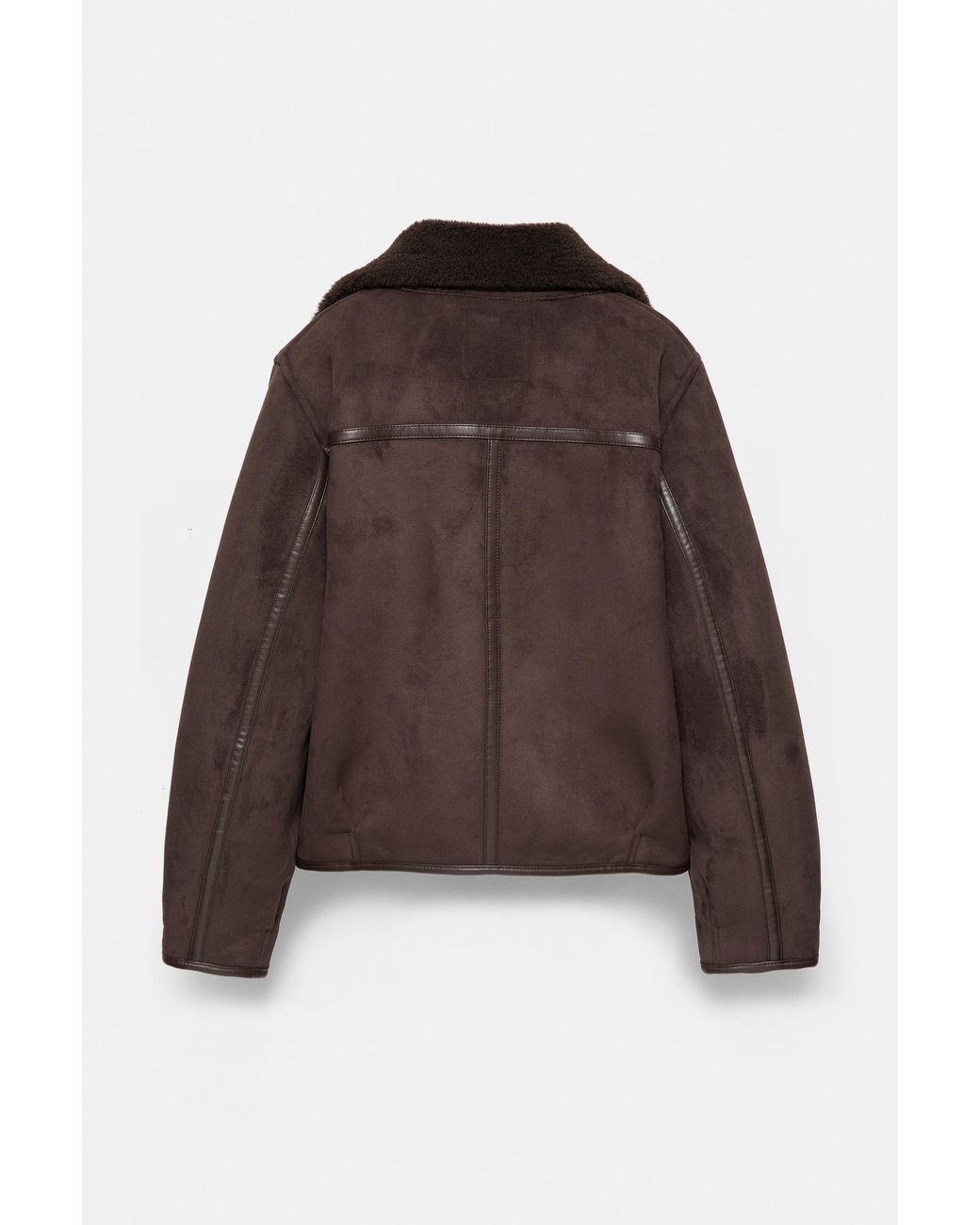 Pull&Bear Gray Double-Faced Jacket