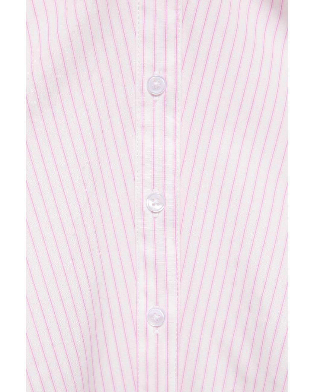 Camicia Aderente A Maniche Corte di Pull&Bear in White