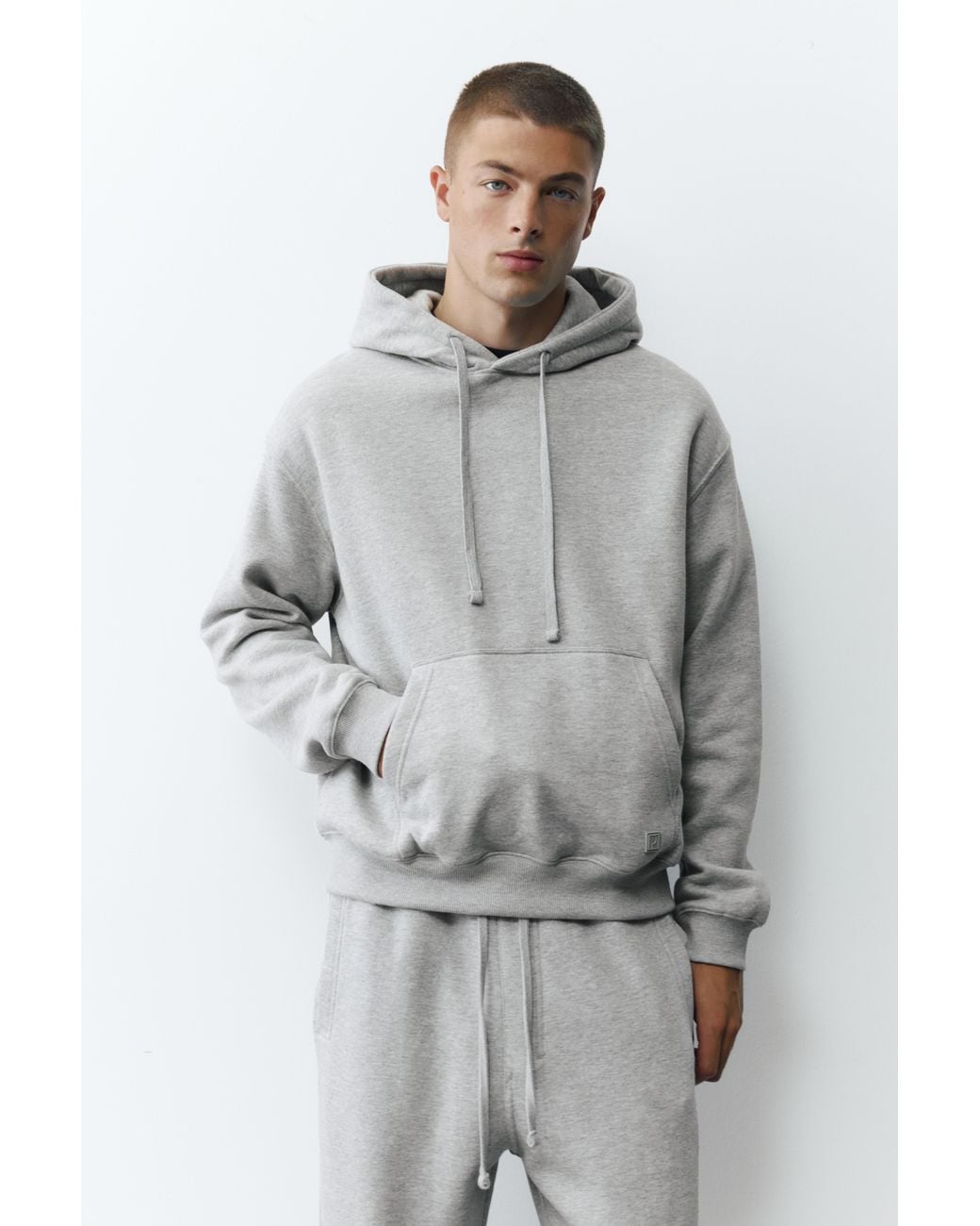 Pull&Bear Gray Joggers And Sweatshirt Pack for men
