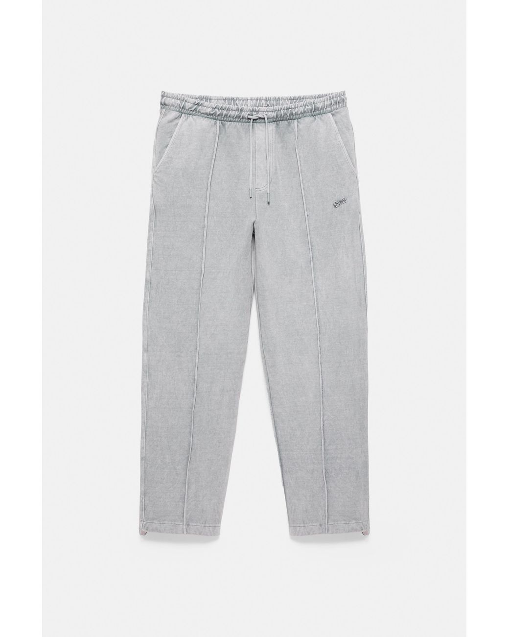 Pull&Bear Joggingbroek Met Verwassen Effect in het Black voor heren