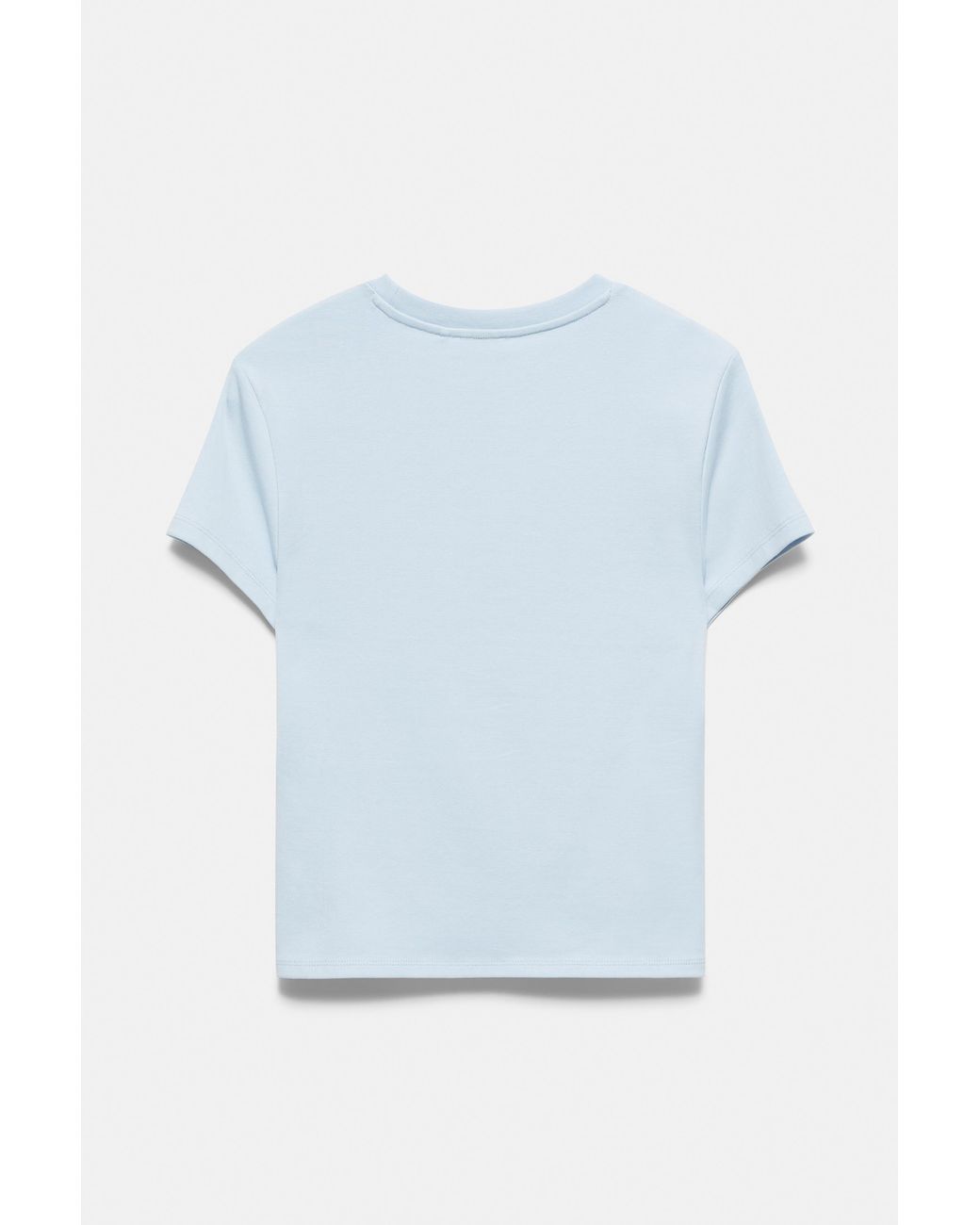 Pull&Bear T-Shirt Met Tekst En Studs in het Blue