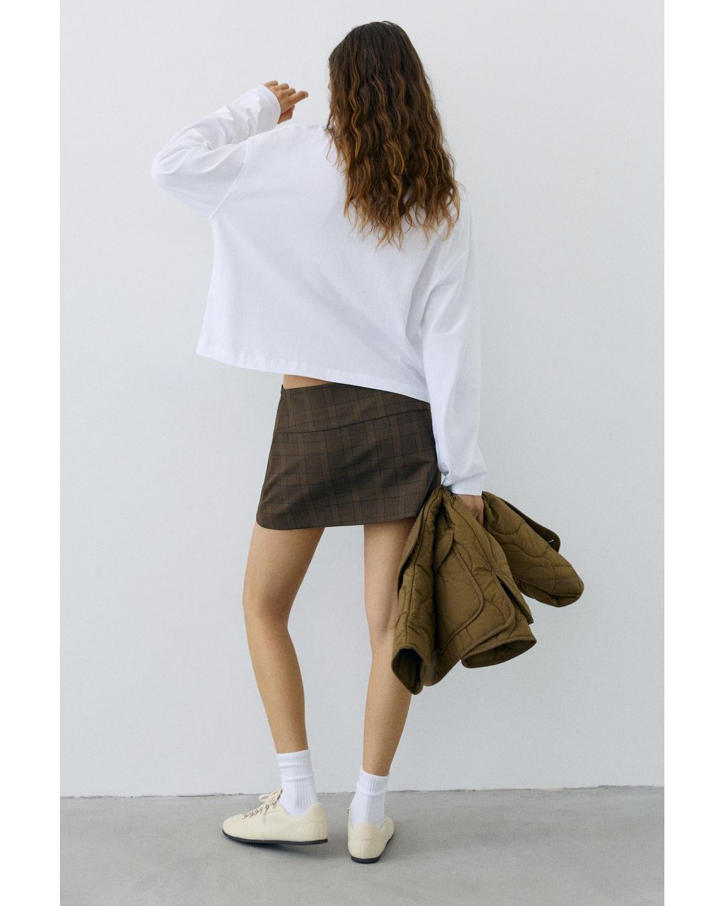 Pull&Bear Green Skort