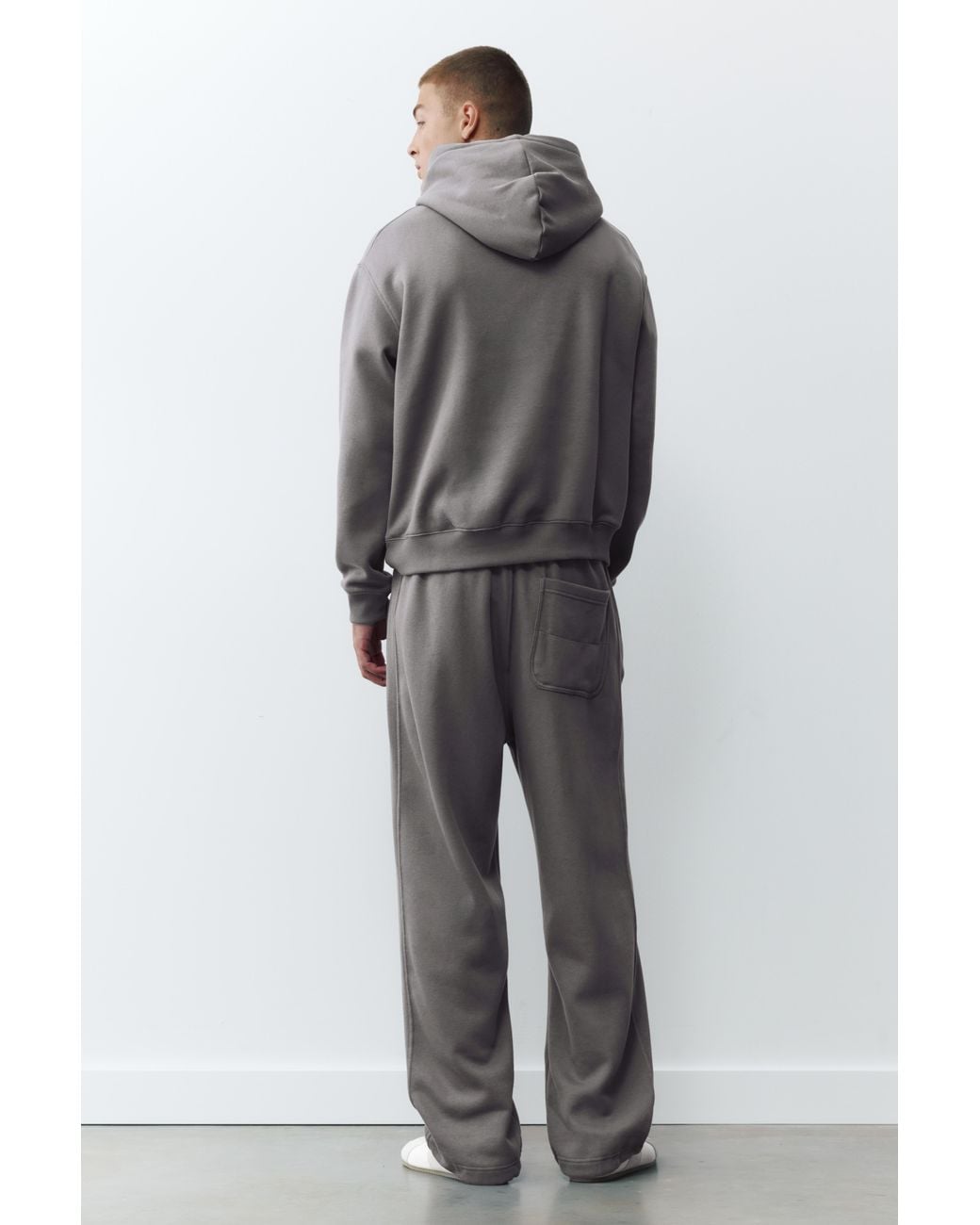 Pull&Bear Gray Pack Of Jogging Trousers And Sweatshirt for men