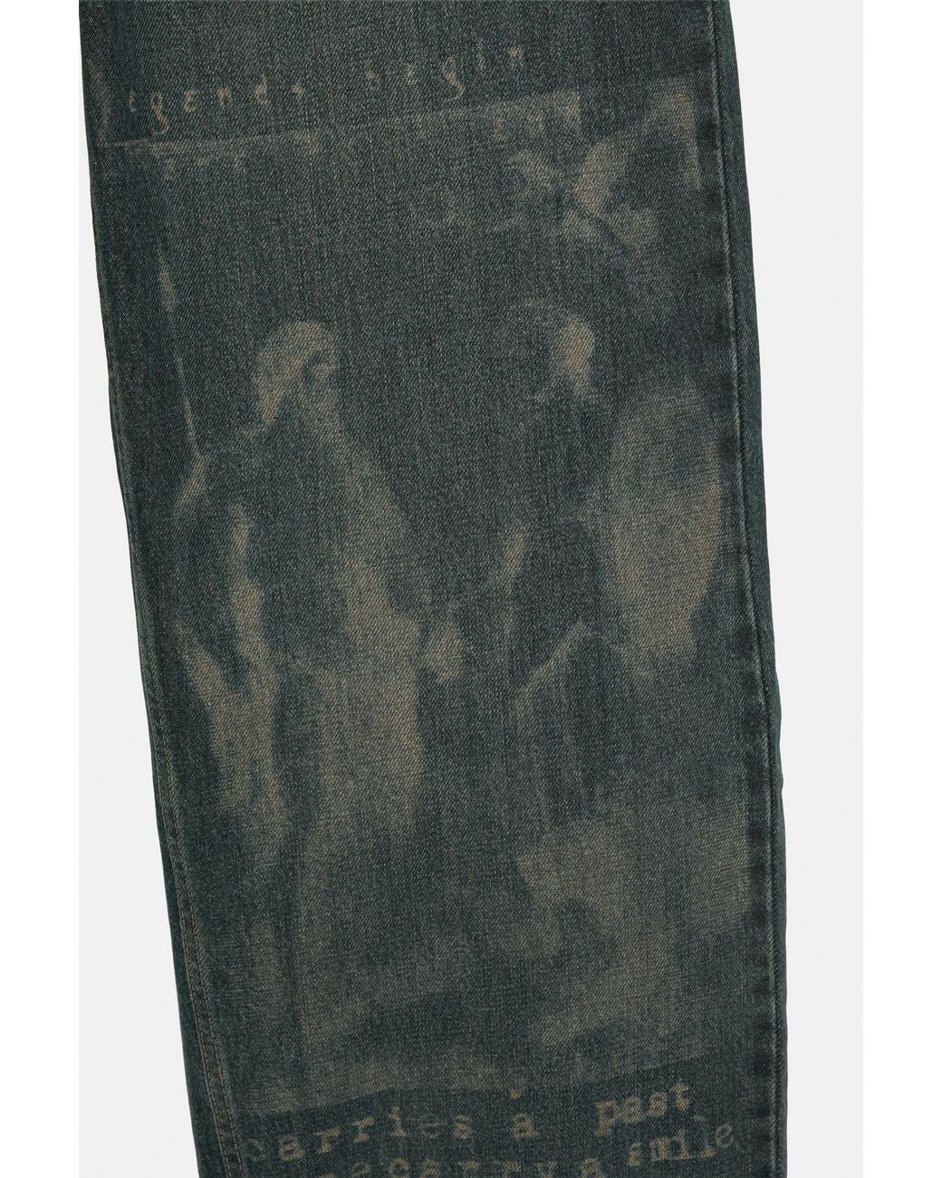 Pull&Bear Grafische Baggy Jeans in het Blue voor heren