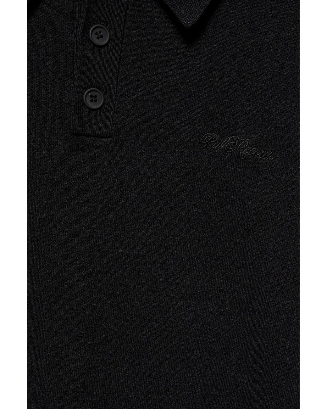 Polo di Pull&Bear in Black da Uomo