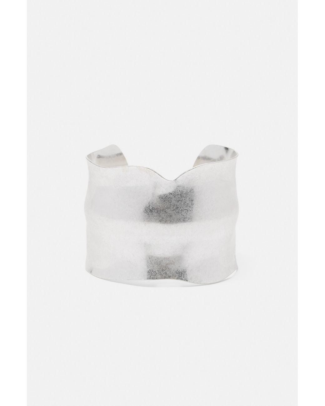 Pull&Bear Metallic Irregular Rigid Arm Cuff