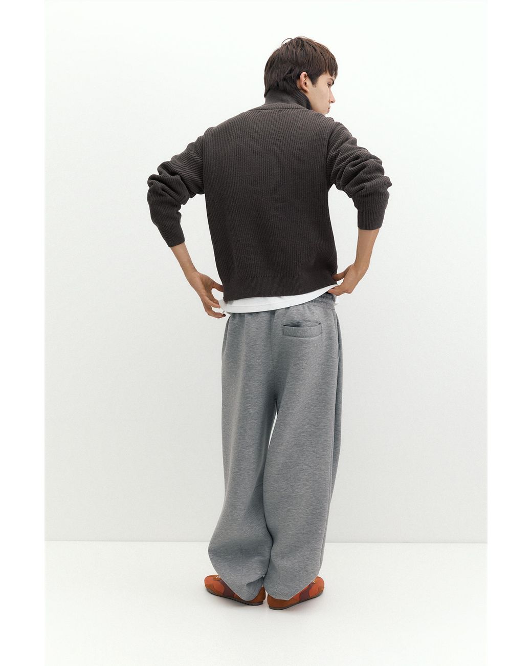 Pull&Bear Blue Quarter-Zip Jumper for men