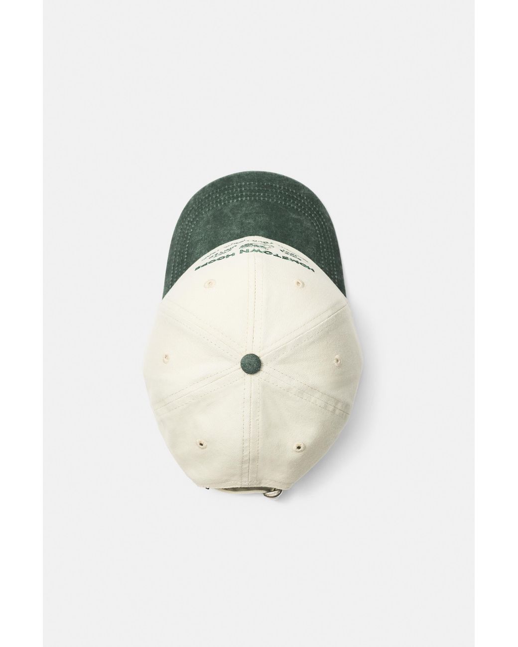 Pull&Bear White Hometown Hoops Cap for men