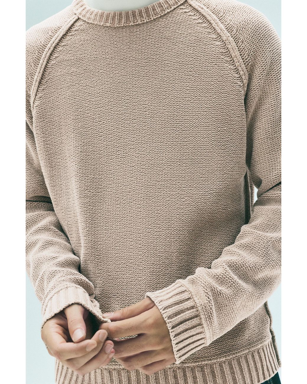 Pull&Bear Verwassen Trui in het Green voor heren