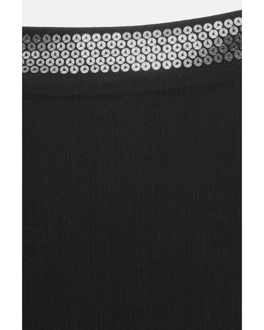 Pull&Bear Blue Straight Sequin Midi Skirt