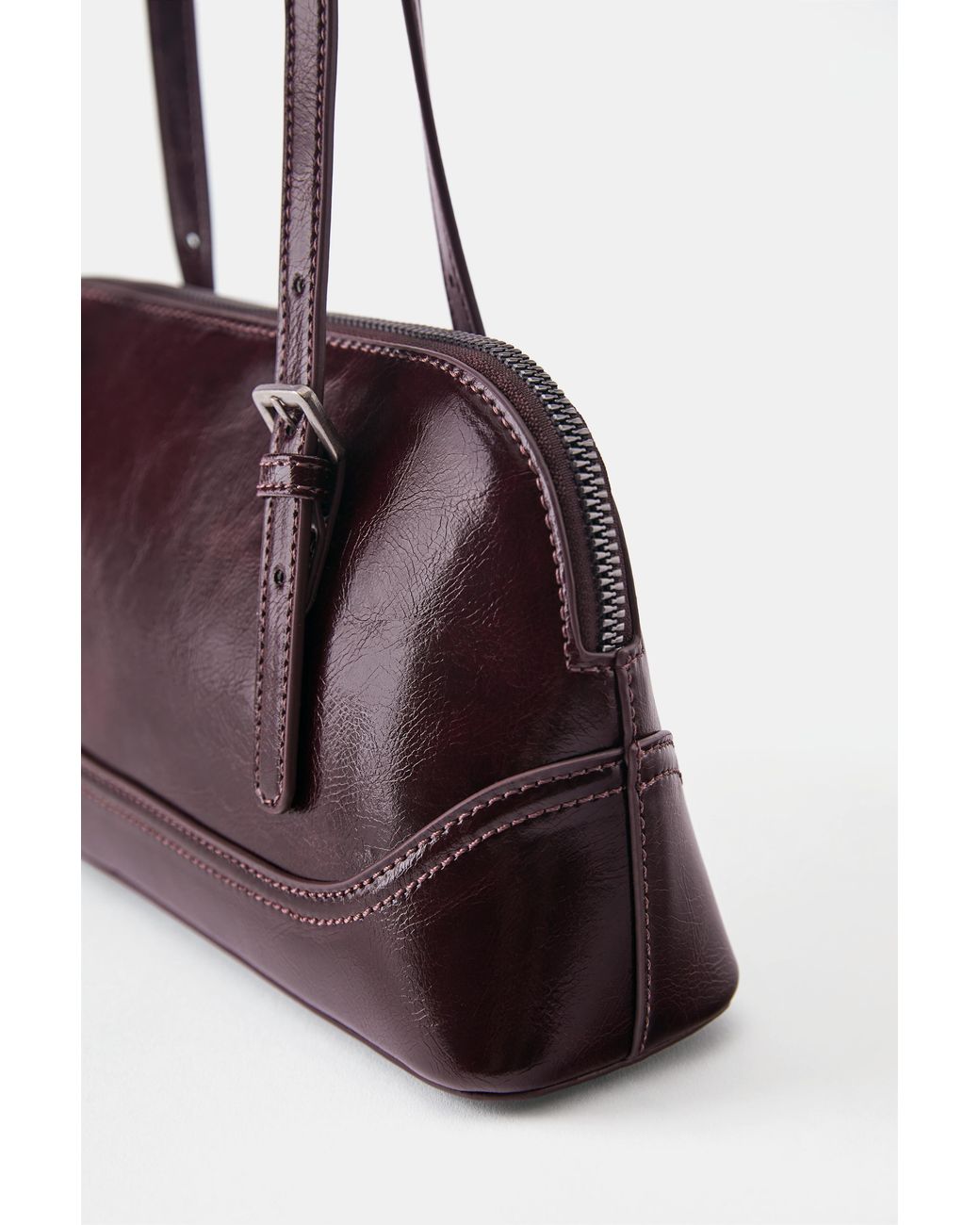 Pull&Bear White Bowling Shoulder Bag