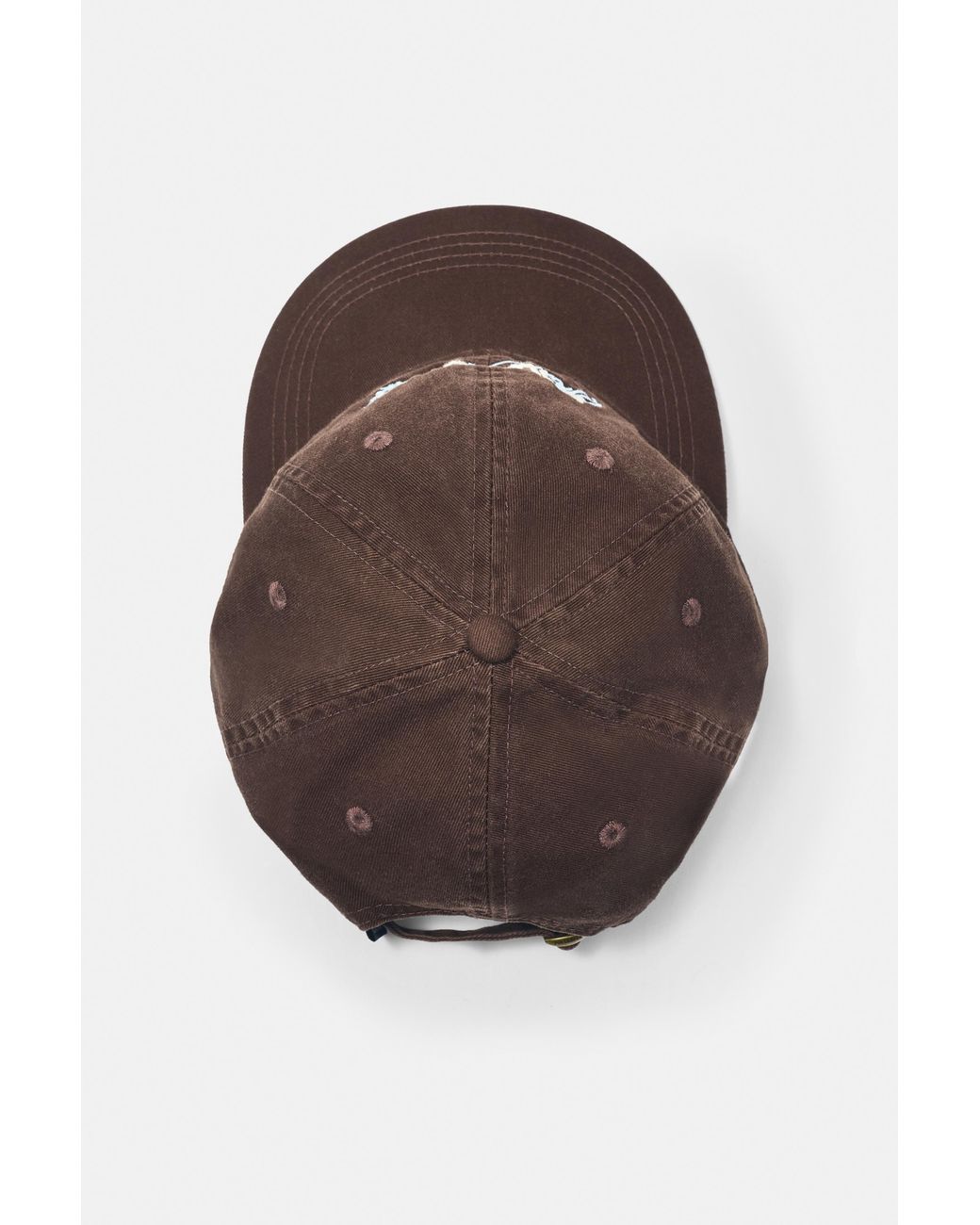 Pull&Bear Basecap Mit Stickerei Savoring in Brown für Herren