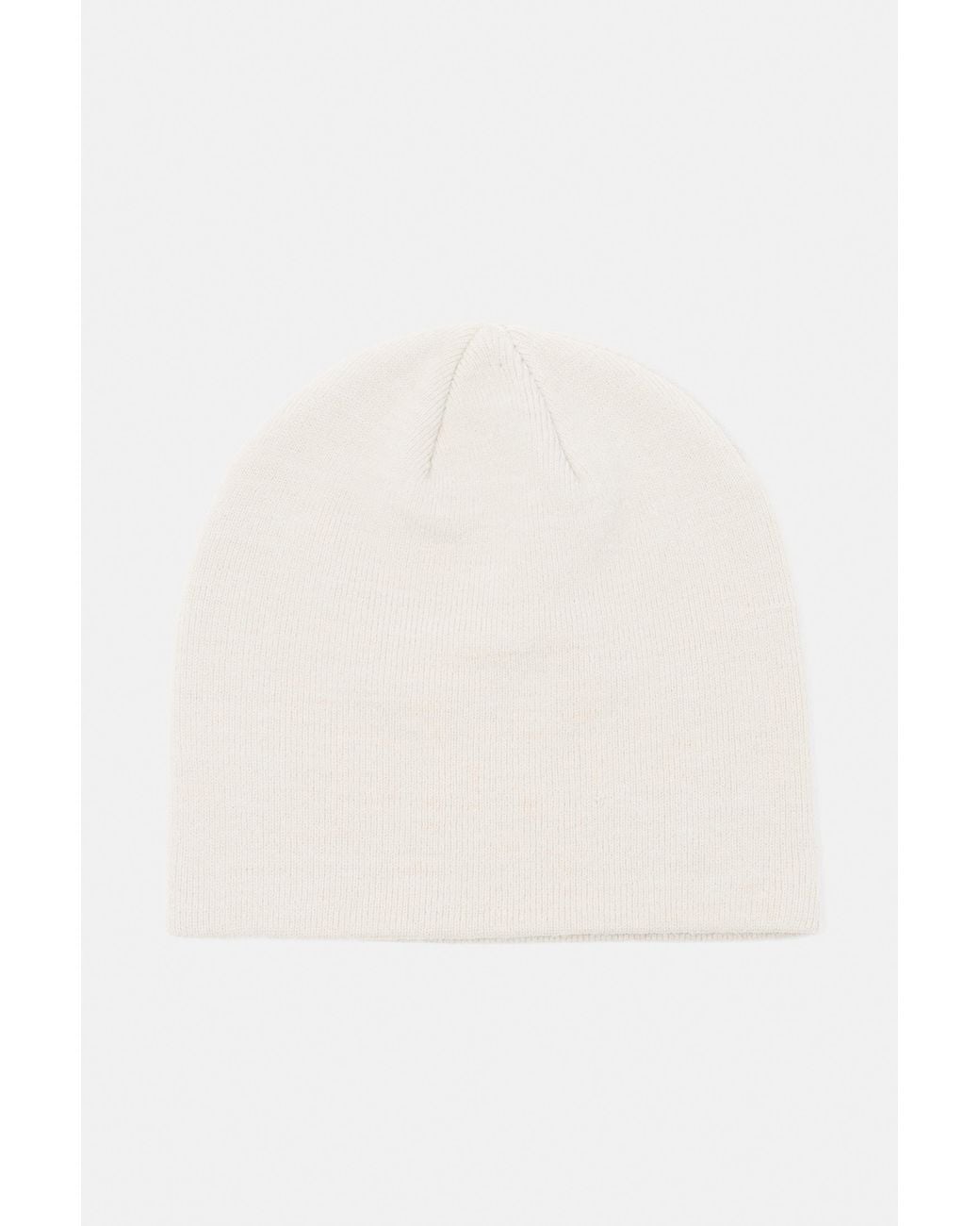 Pull&Bear Basic Beanie in het White voor heren
