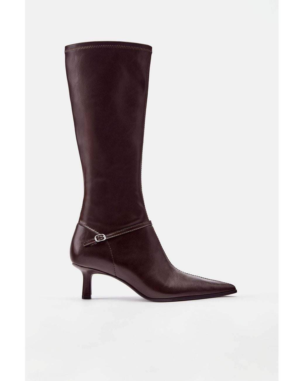 Bottes À Talon À Boucle Pull&Bear en coloris Blue
