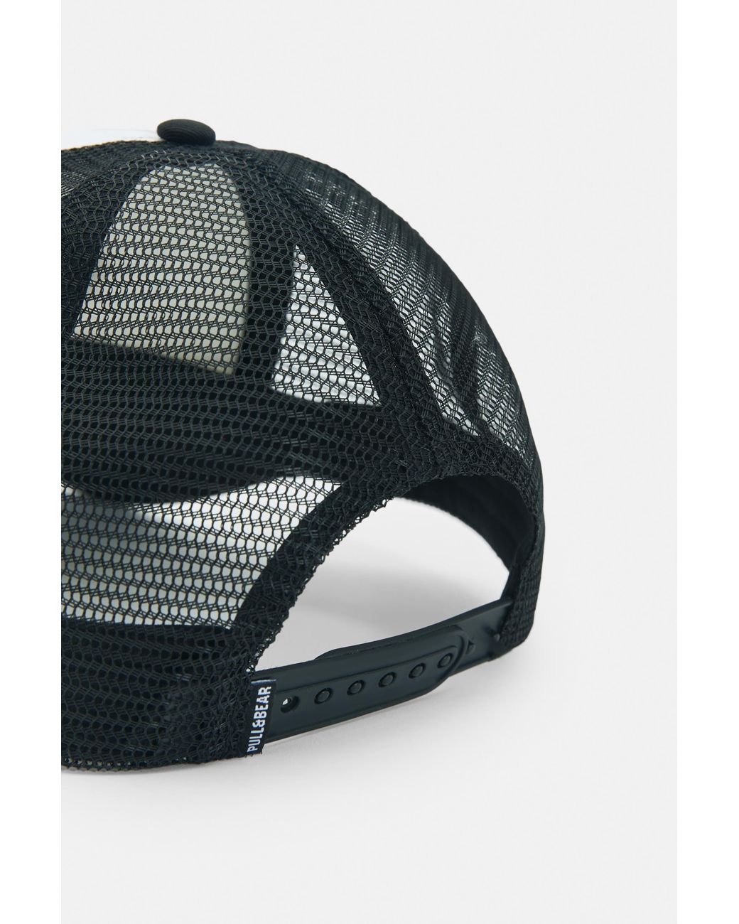 Pull&Bear Blue Trucker Cap With Patch for men