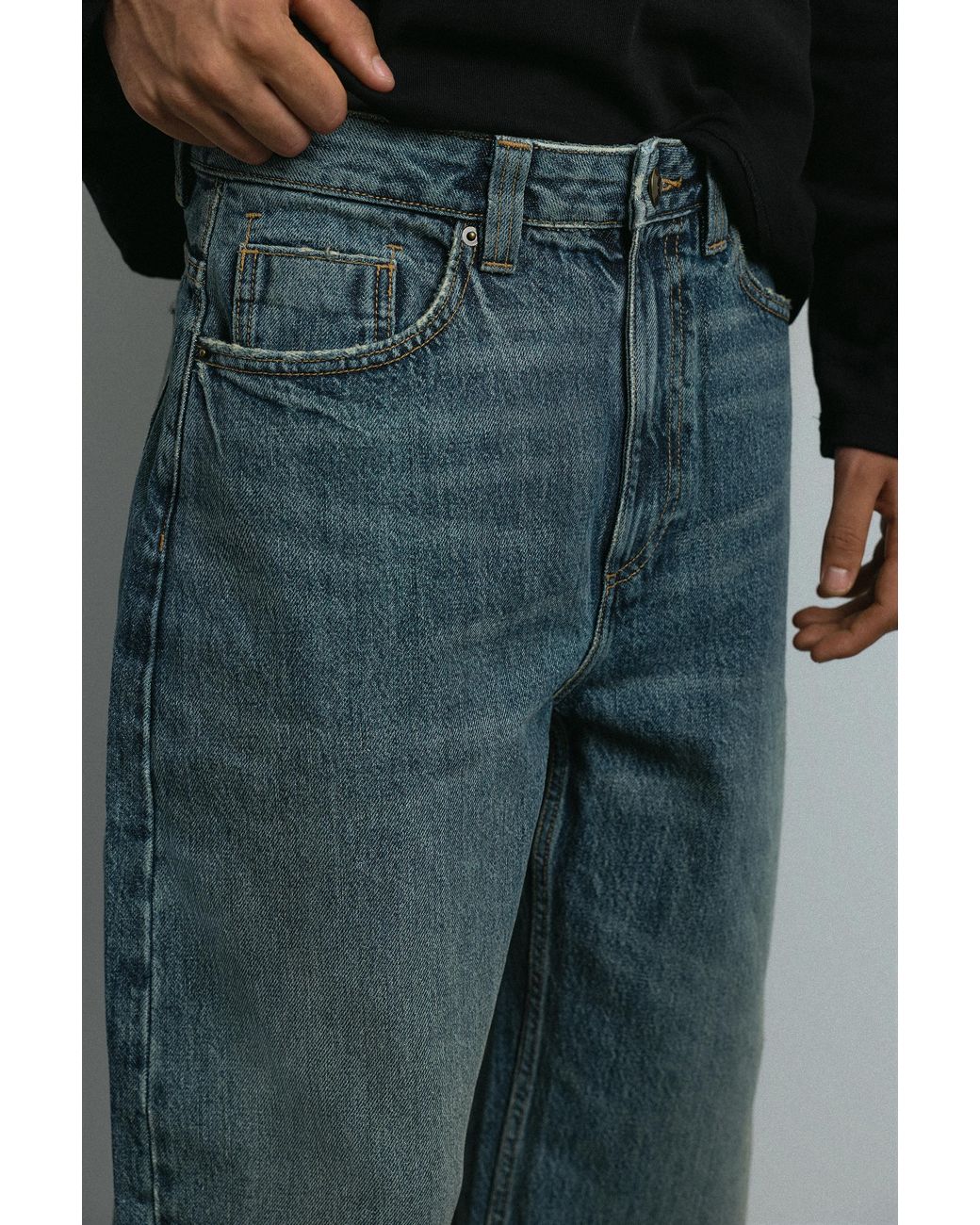 Pull&Bear Baggy Balloon Jeans in het Multicolor voor heren