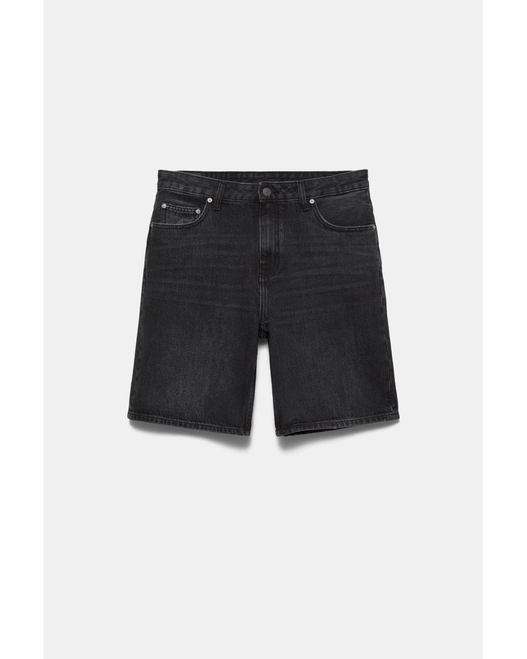 Pull&Bear Multicolor Standard Denim Bermuda Shorts for men
