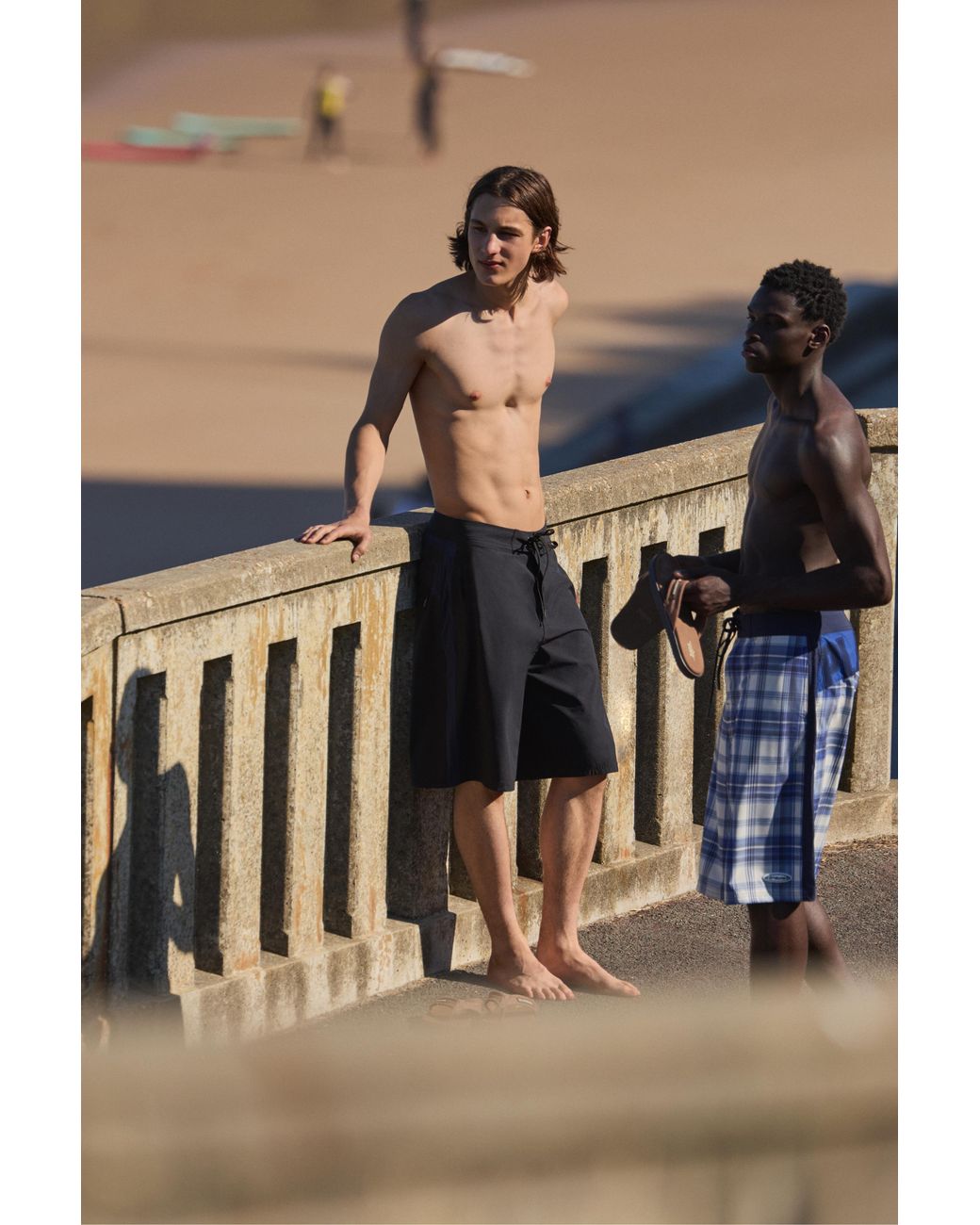 Pull&Bear Black Pleasures X Stwd Swim Shorts for men