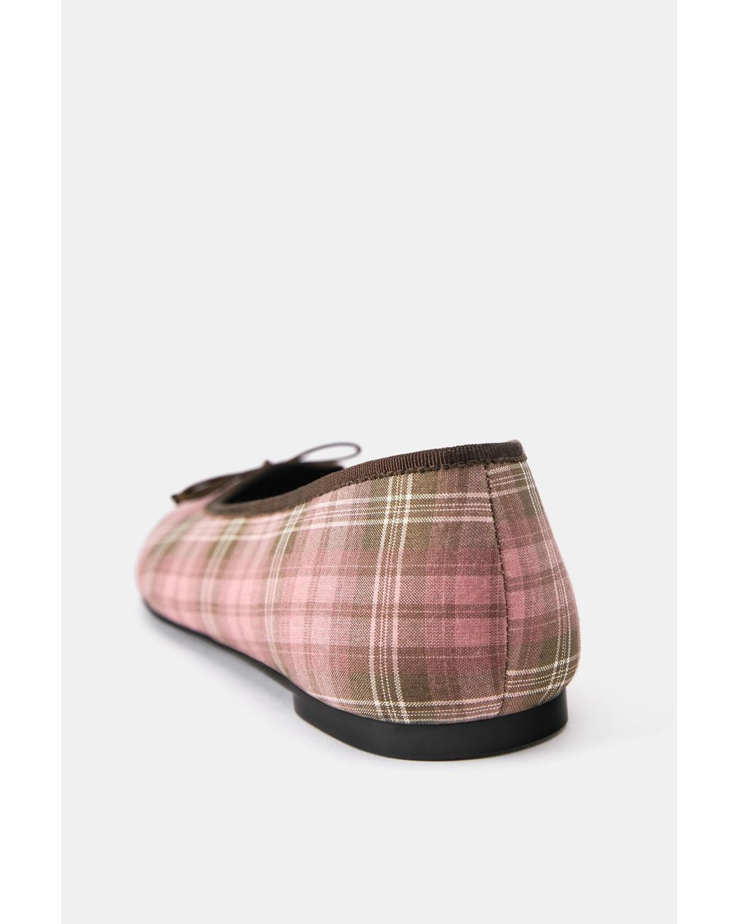 Ballerines À Carreaux Pull&Bear en coloris Black