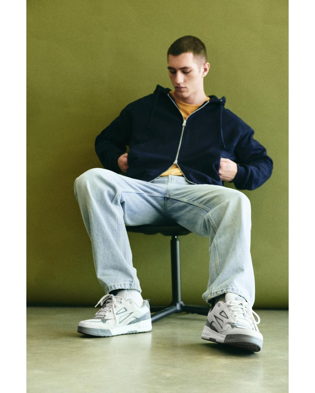 Pull&Bear Skater-Sneaker in Green für Herren