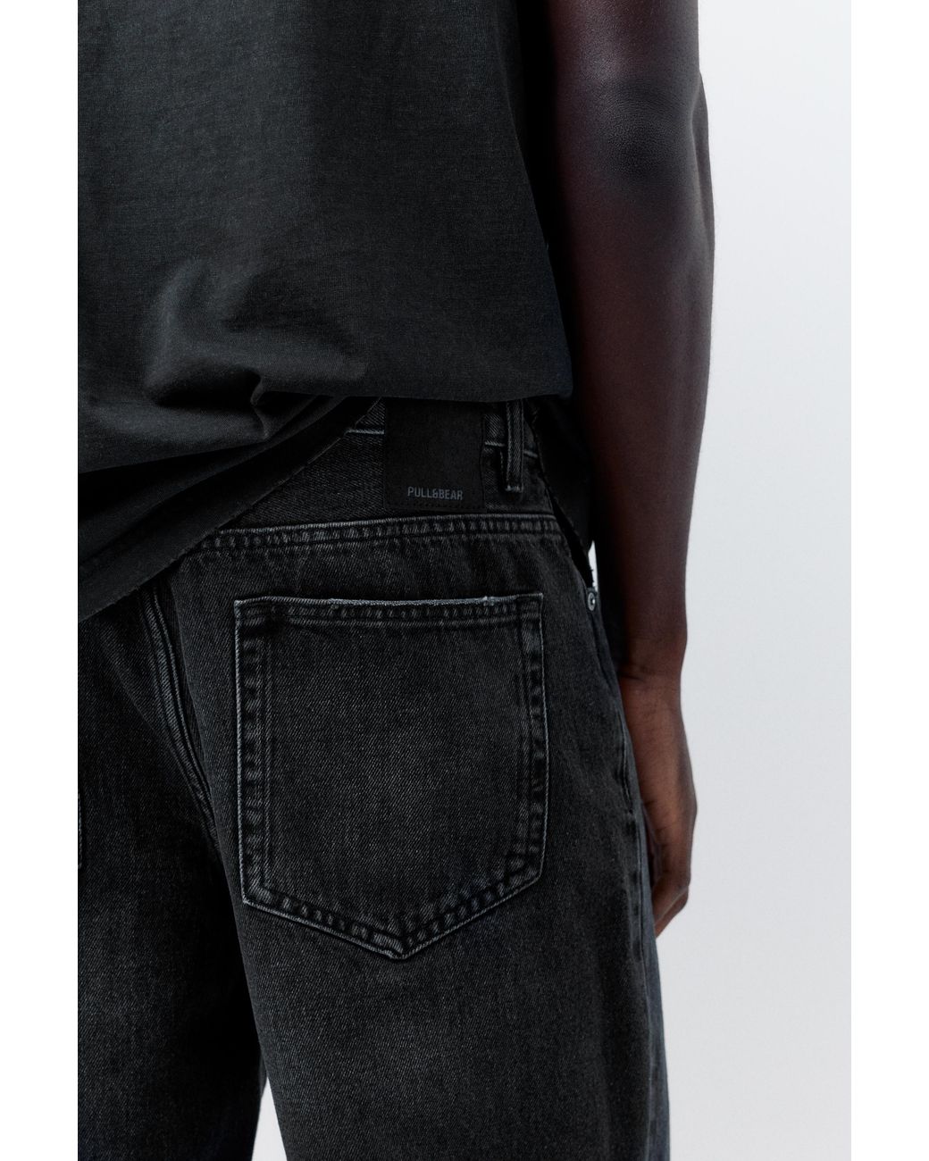 Pull&Bear Multicolor Standard Denim Bermuda Shorts for men