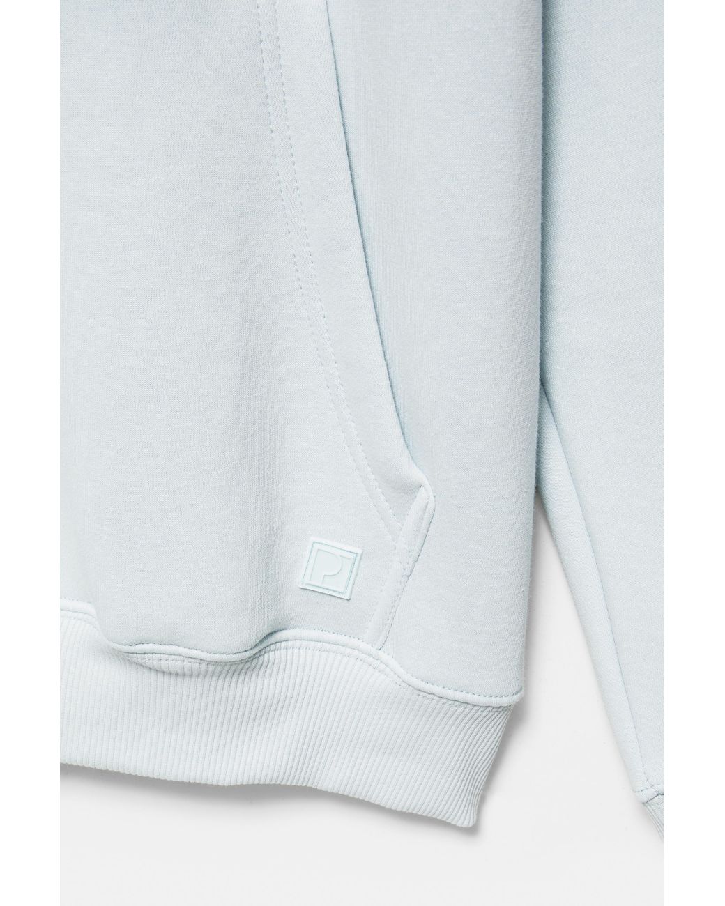 Felpa Basic Con Cappuccio di Pull&Bear in White da Uomo