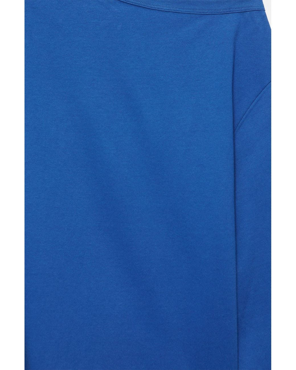 Pull&Bear Blue Asymmetric Oversize T-Shirt