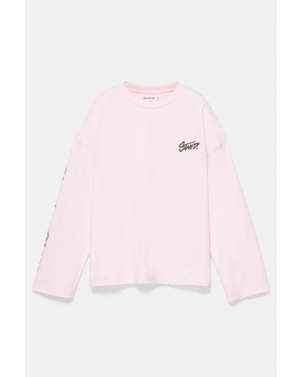 Pull&Bear Blue Stwd Graphic T-Shirt