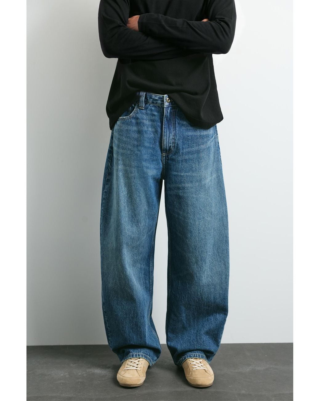 Jean Baggy Ballon Pull&Bear pour homme en coloris Multicolor