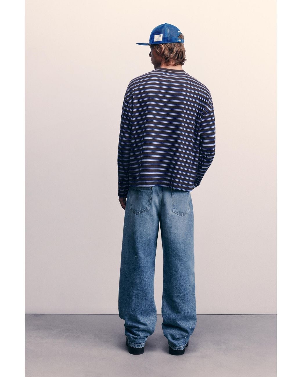 Pull&Bear Blue Dickies Straight-Leg Jeans for men