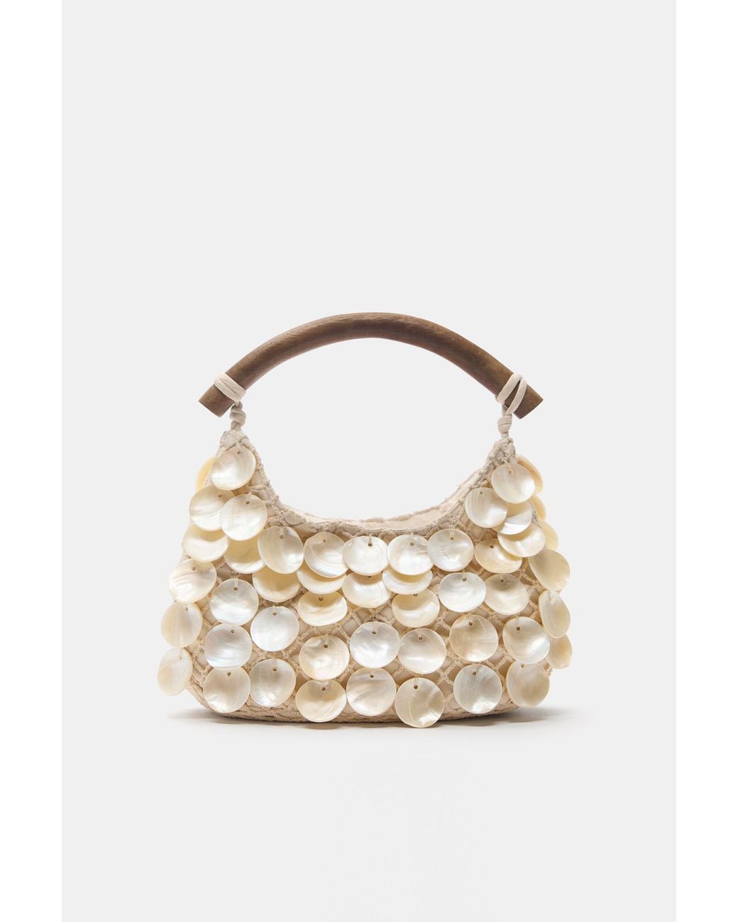 Borsa Con Perline di Pull&Bear in Blue