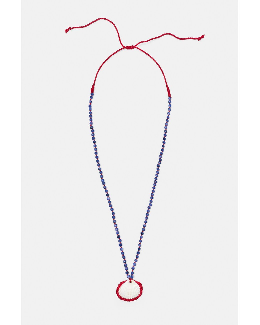 Pull&Bear White Seashell Bead Necklace