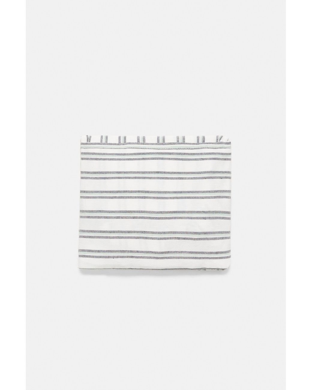 Pull&Bear White Striped Medium Tote Bag for men