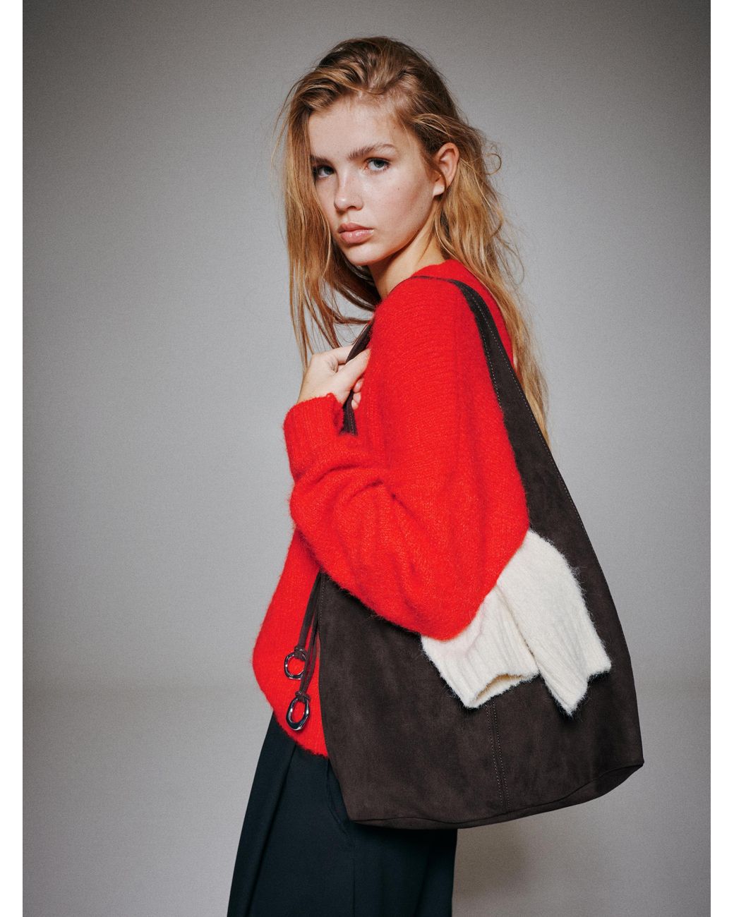 Borsa Shopper Con Decorazione di Pull&Bear in Black