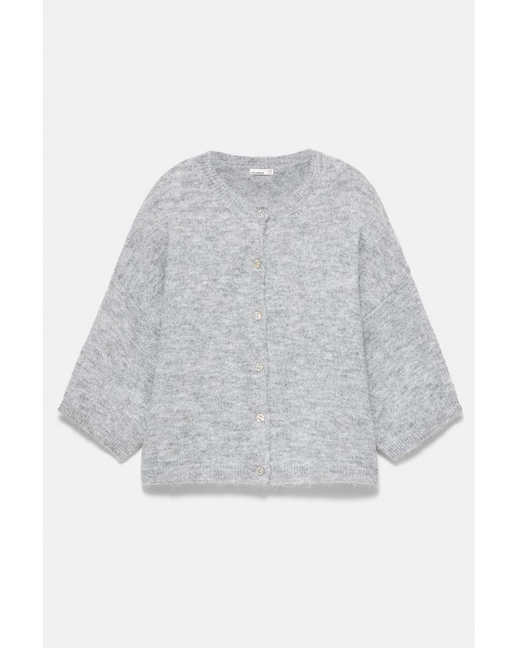 Pull&Bear Blue Short Sleeve Cardigan