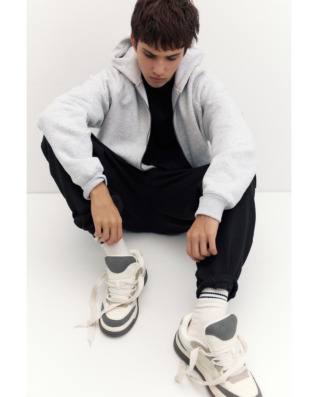 Sneaker Skate Stwd di Pull&Bear in Gray da Uomo