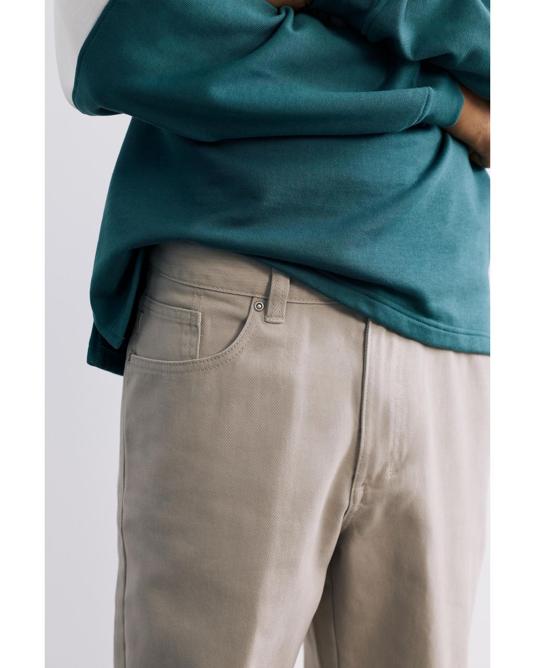 Pantalon Droit Pull&Bear pour homme en coloris Blue