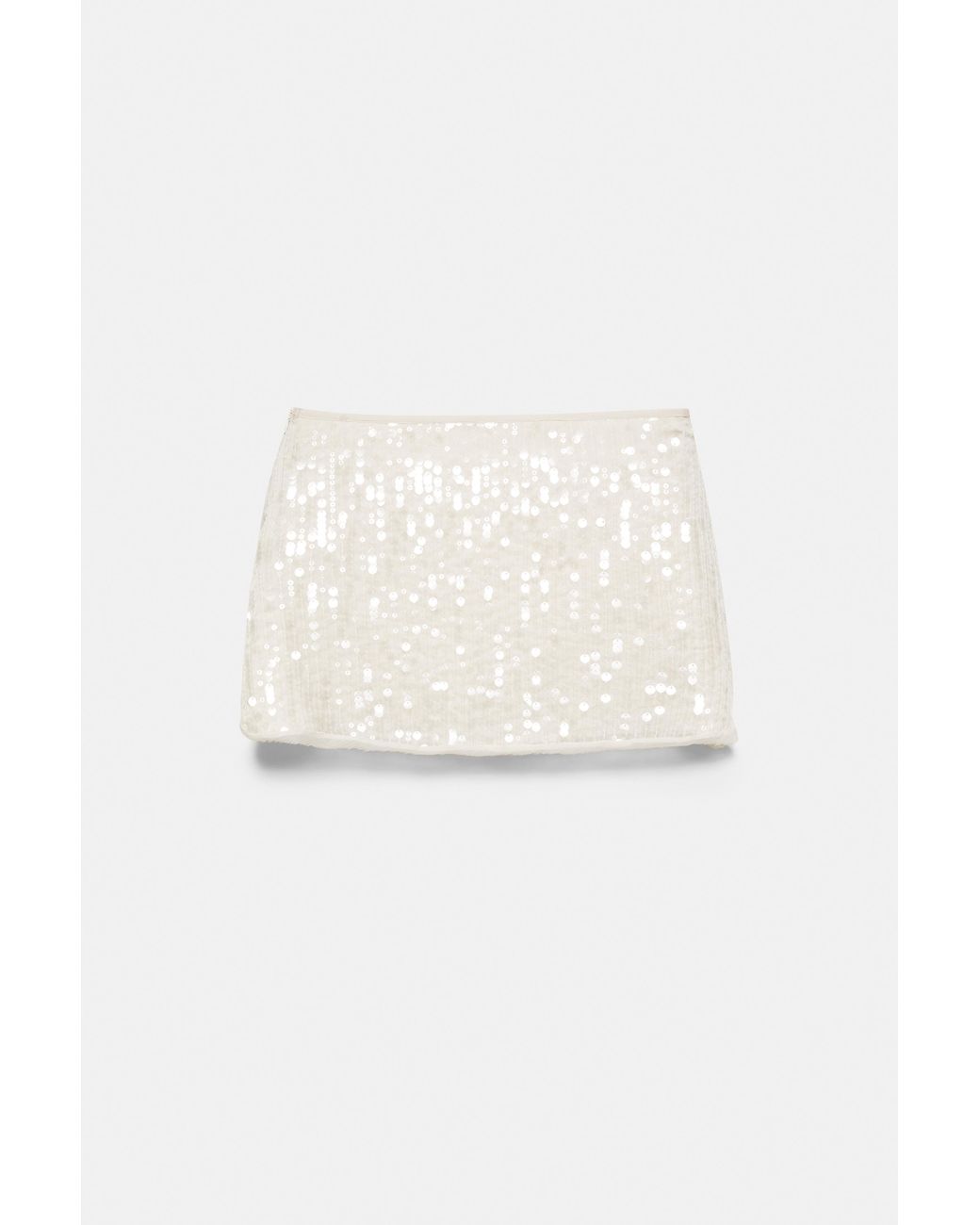 Pull&Bear Blue Sequin Mini Skirt