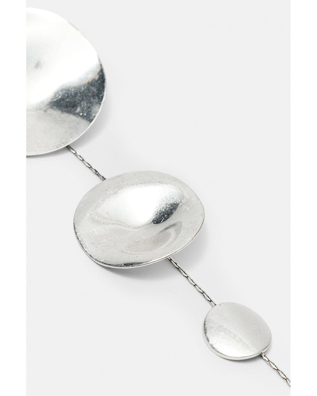 Orecchini A Cascata Di Cerchi di Pull&Bear in Metallic