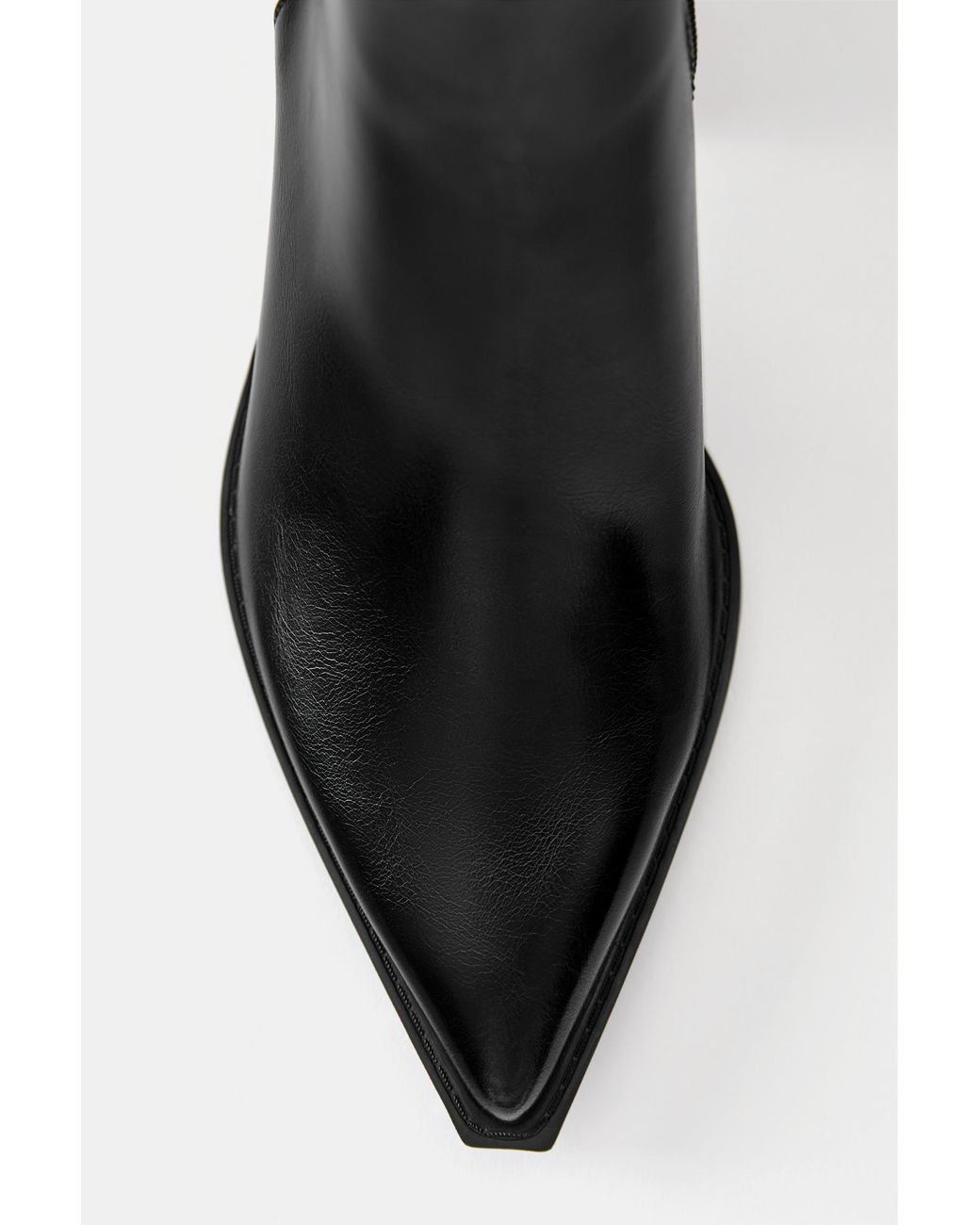 Pull&Bear Gray Absatzstiefeletten Mit Blockabsatz
