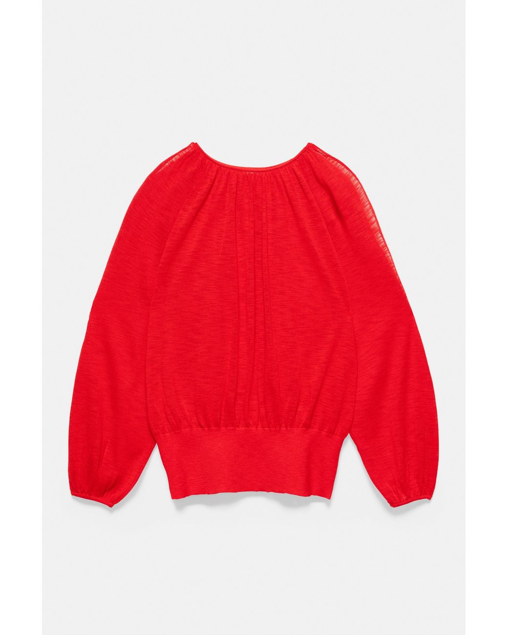 Top En Fine Maille À Découpes Pull&Bear en coloris Red